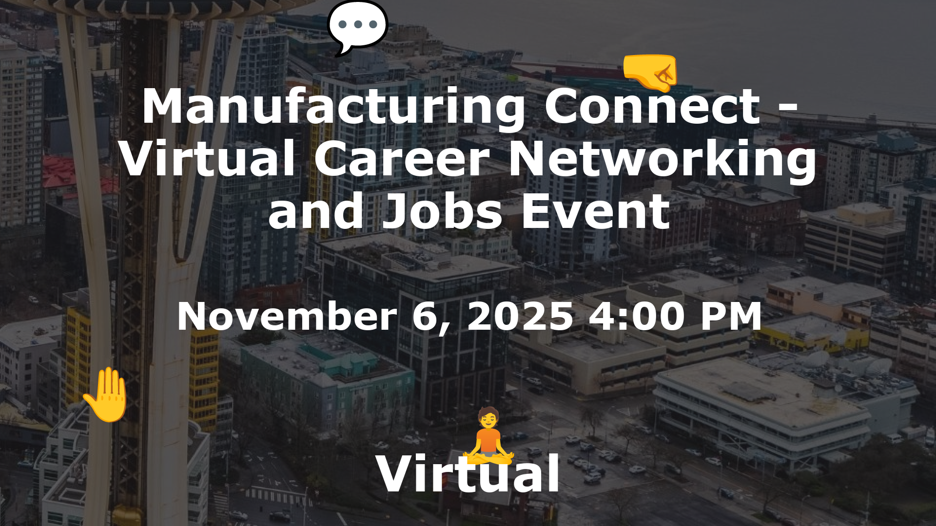 Manufacturing Connect - Virtual Career Networking and Jobs Event event image